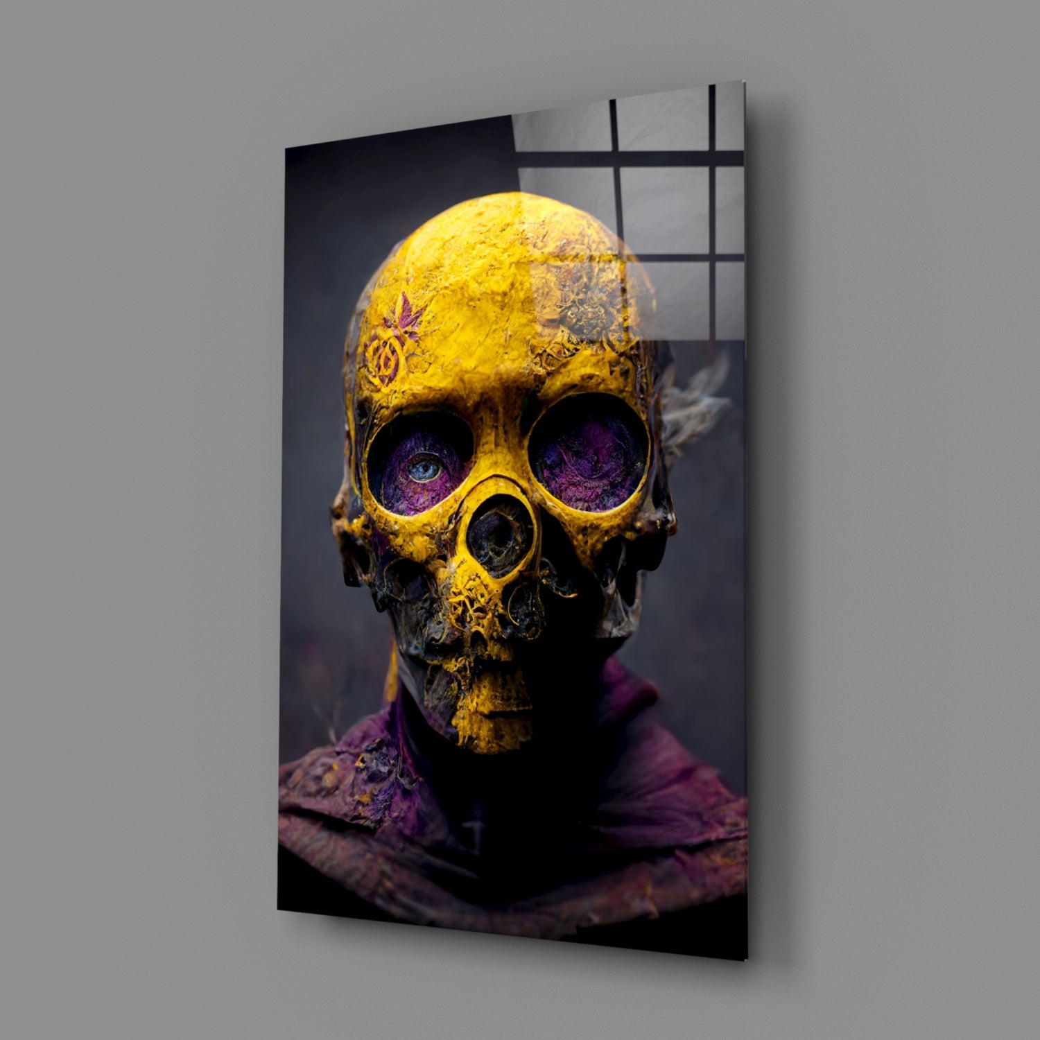 Skull Glass Art  || Designers Collection