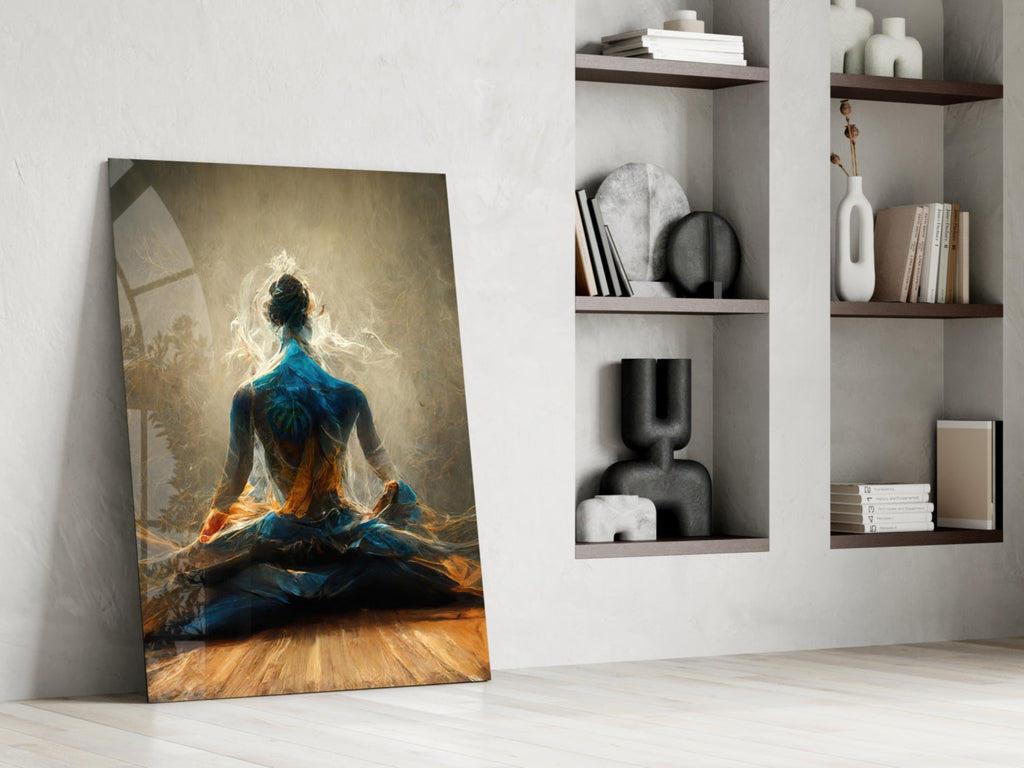 Meditation Glass Art  || Designer Collection