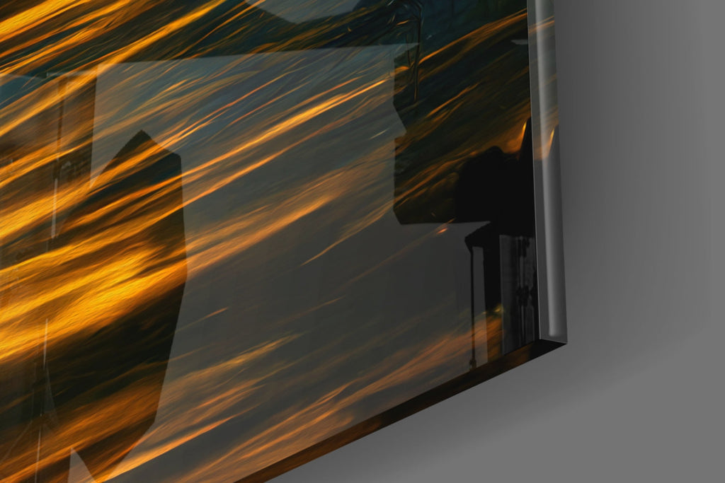 Silence Glass Wall Art  || Designer Collection