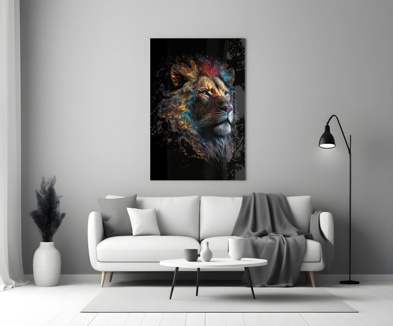 Sparkling Glory Glass Wall Art  || Designer Collection