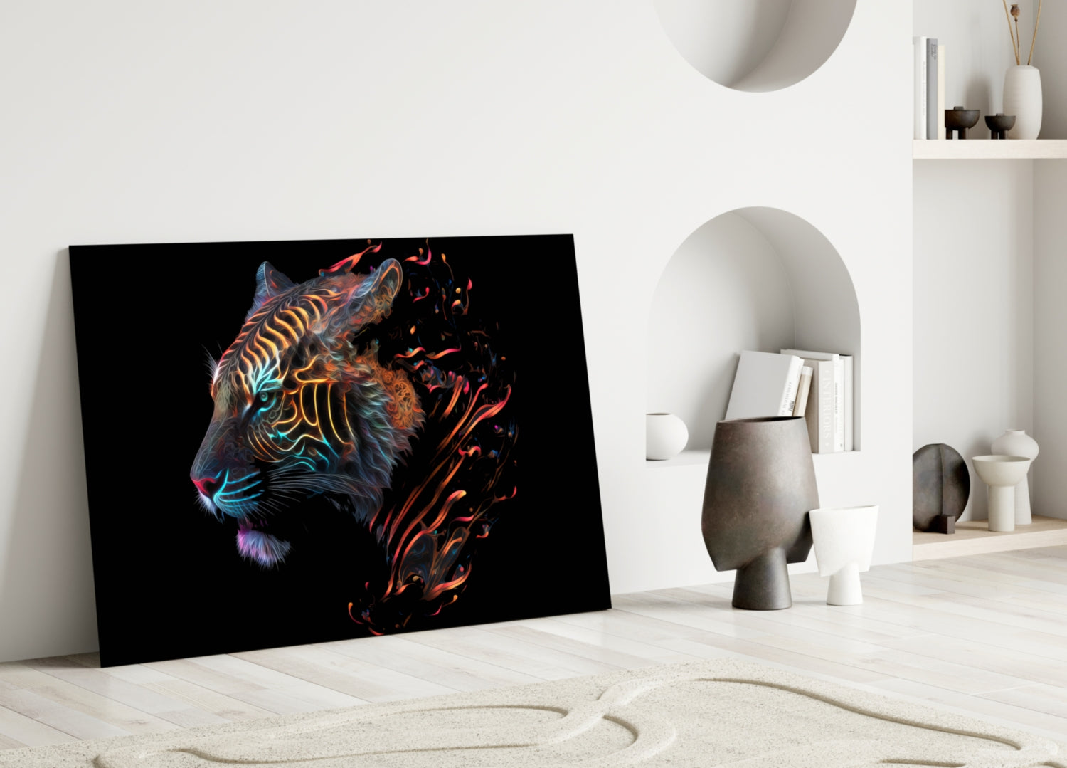 Sparkling Glory Glass Wall Art  || Designer Collection