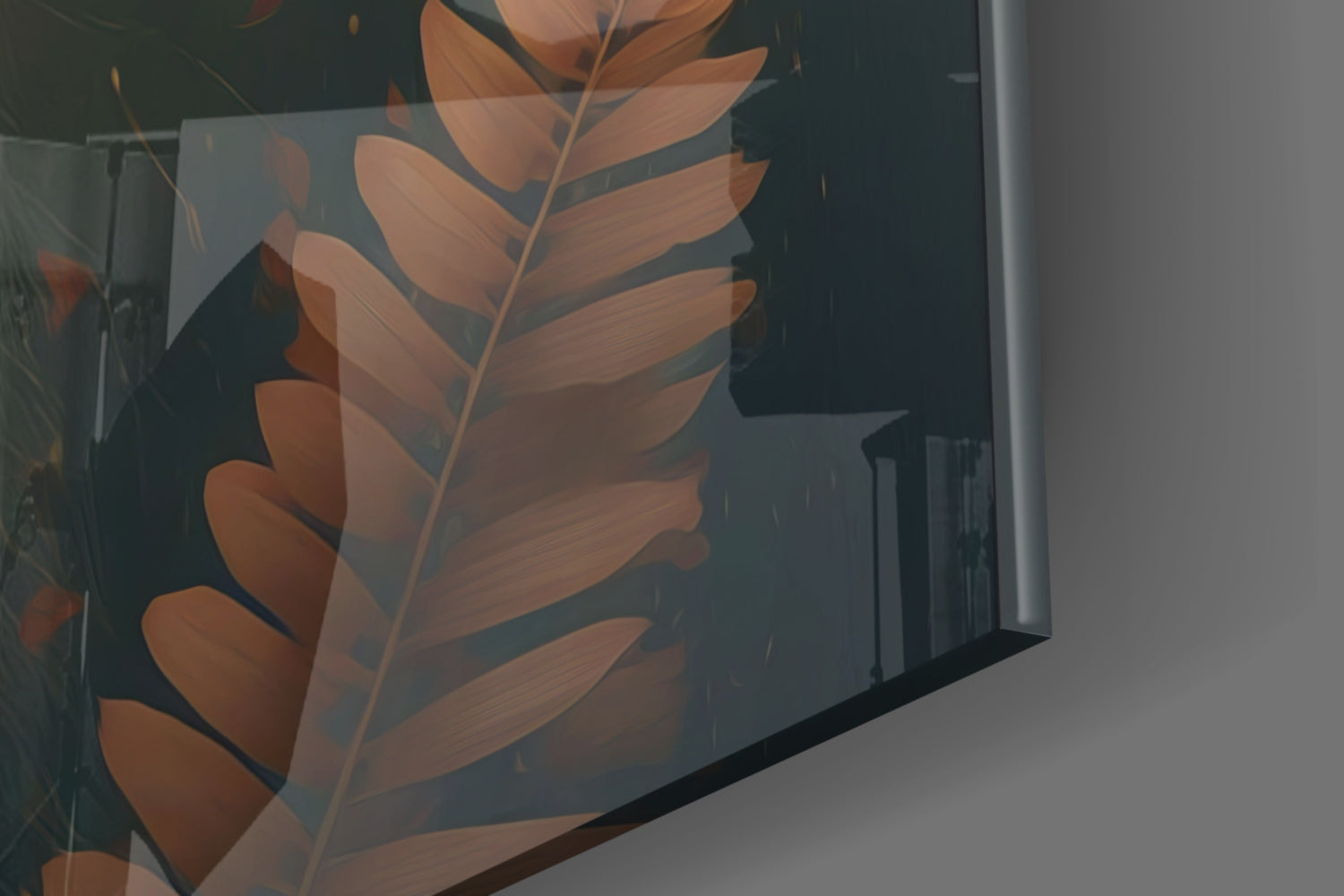 Princess of Flowers Glass Wall Art  || Designer Collection