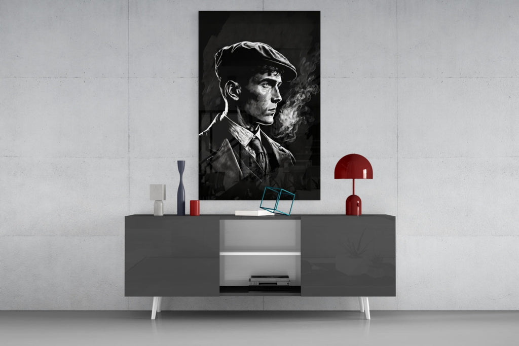 Thomas Shelby - Peaky Blinders Glass Wall Art || Designer Collection