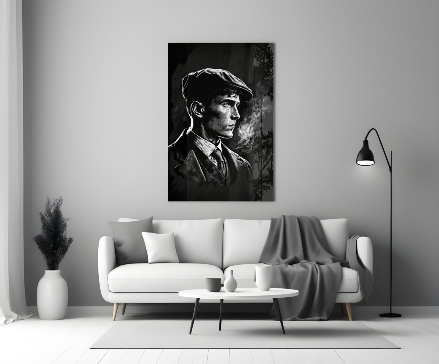 Thomas Shelby - Peaky Blinders Glass Wall Art || Designer Collection