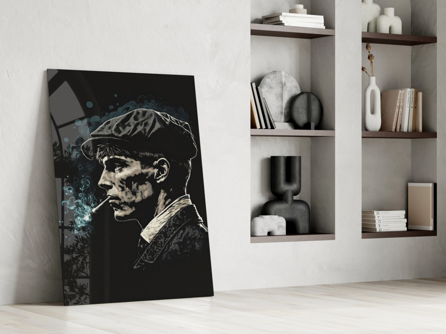 Thomas Shelby - Peaky Blinders Glass Wall Art  || Designer Collection
