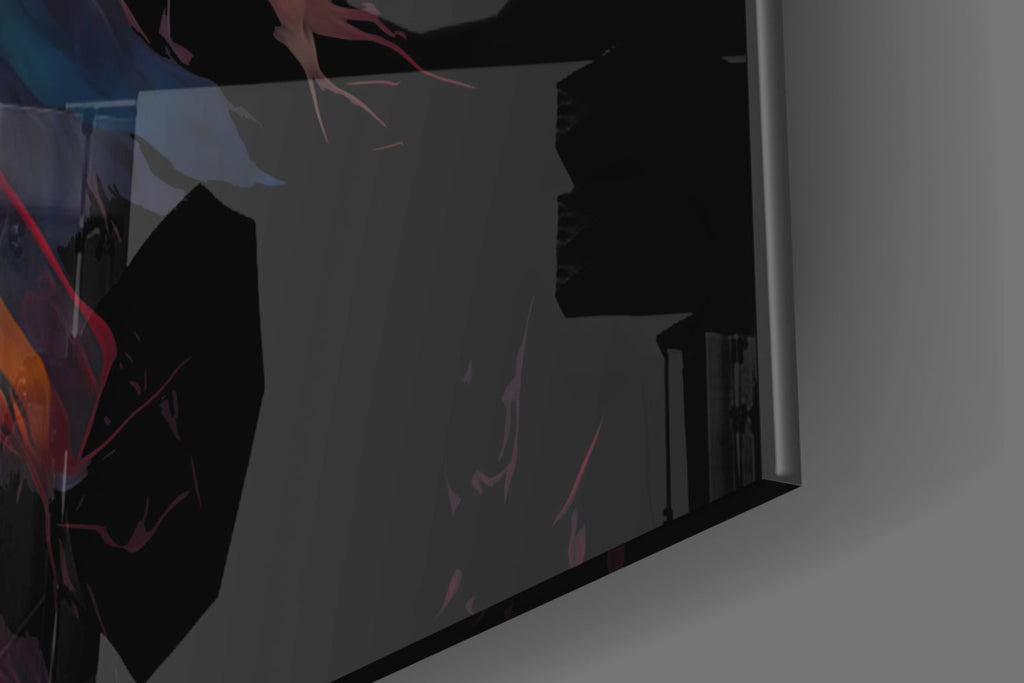 Nobility of the Lion Glass Wall Art  || Designer Collection