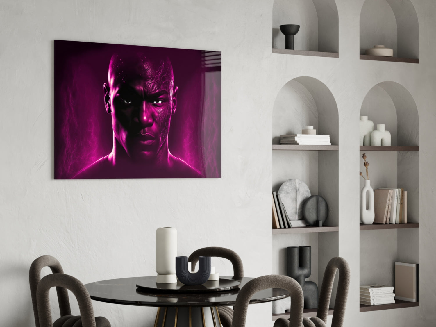 Iconic Michael Jordan Glass Wall Art  || Designer Collection