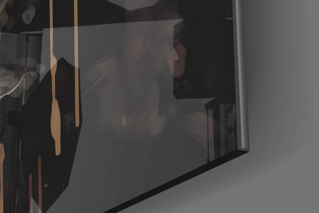 Al Pacino Glass Wall Art  || Designer Collection