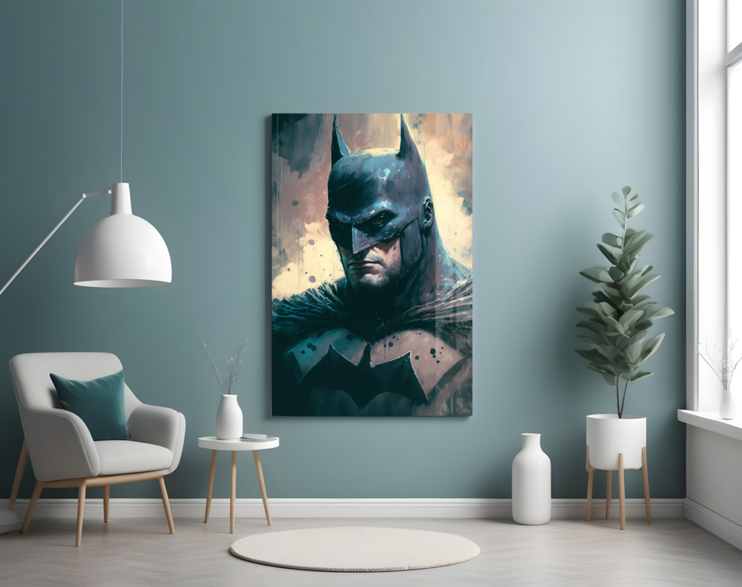 Batman Glass Wall Art  || Designer Collection