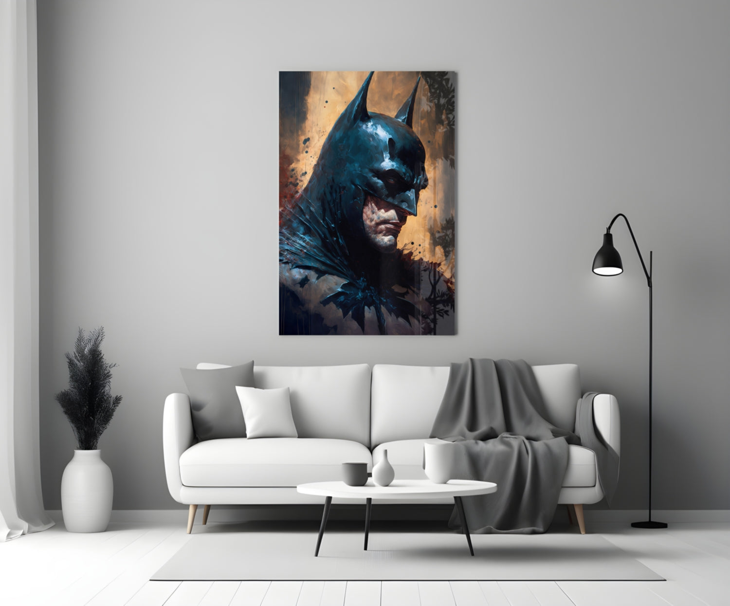 Batman Glass Wall Art  || Designer Collection