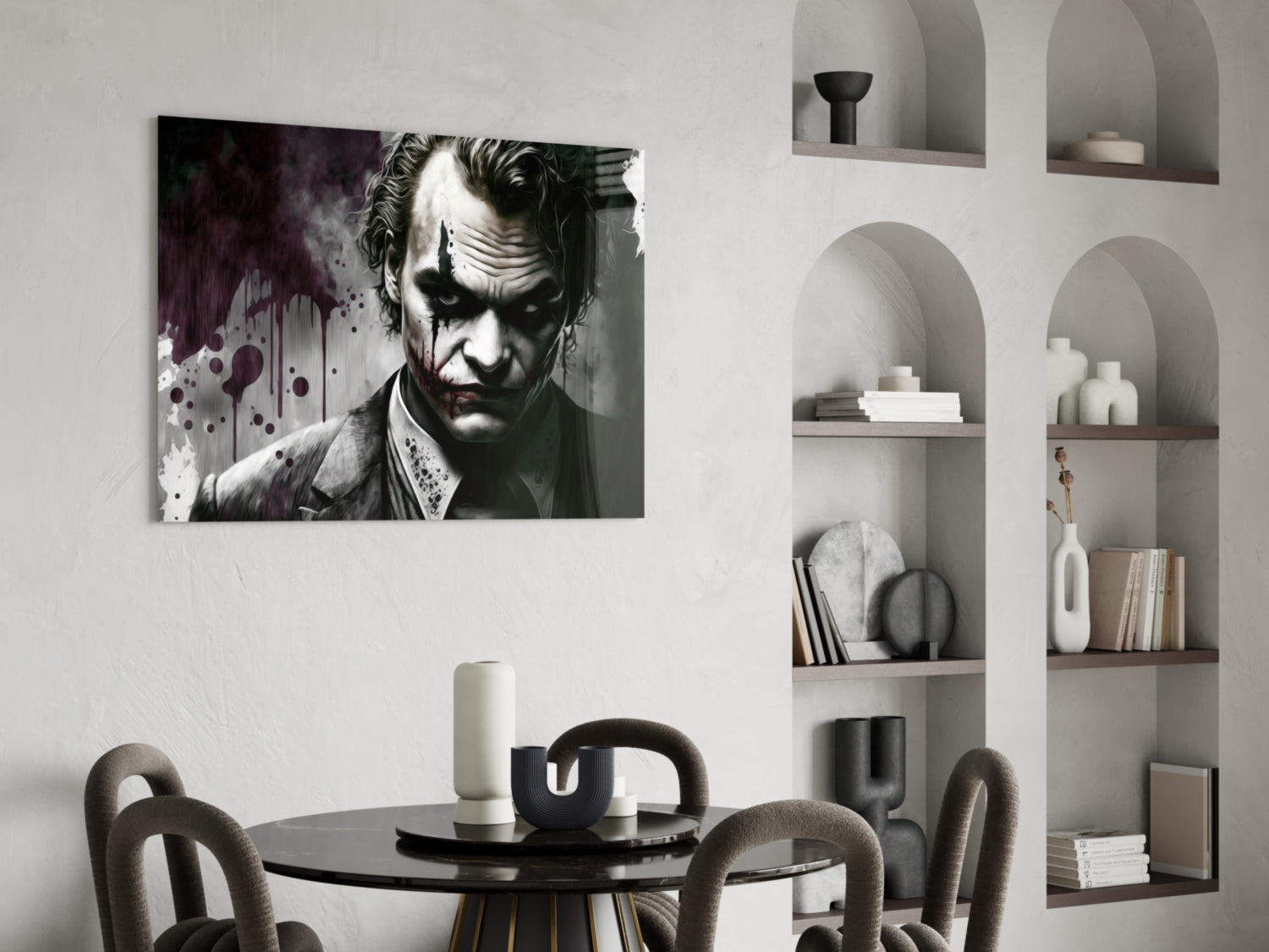 Joker Glass Wall Art  || Designer Collection