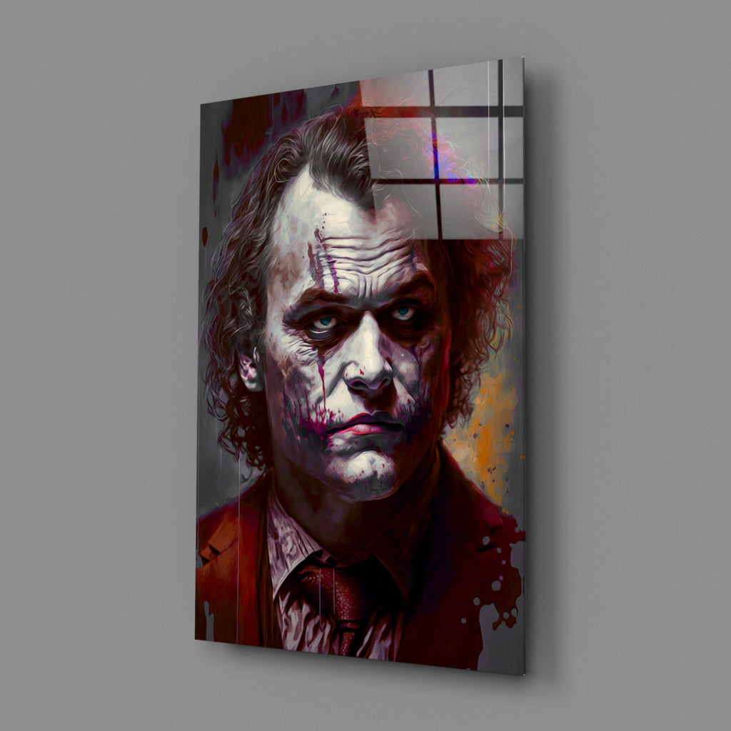 Joker Glass Wall Art  || Designer Collection