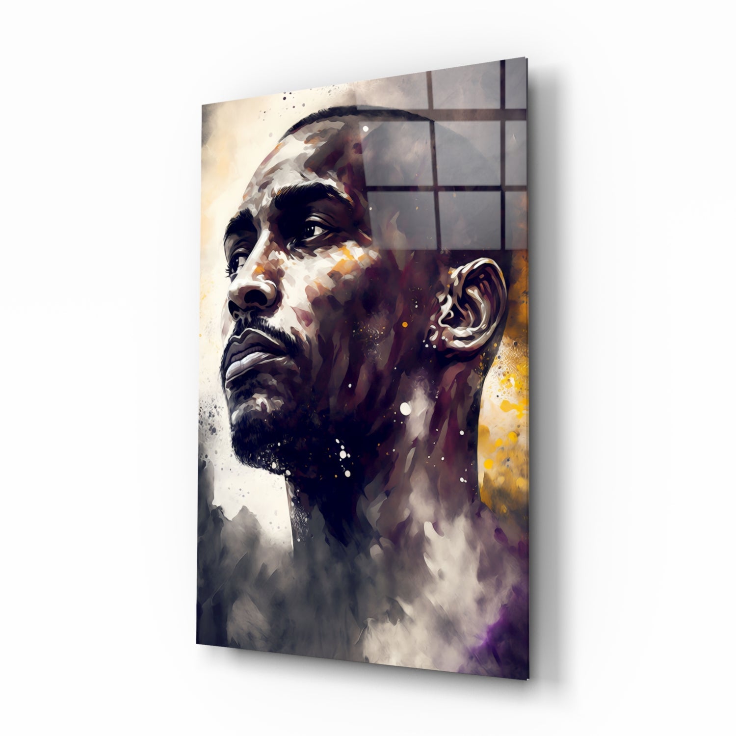 Kobe Bryant Glass Wall Art  || Designer Collection