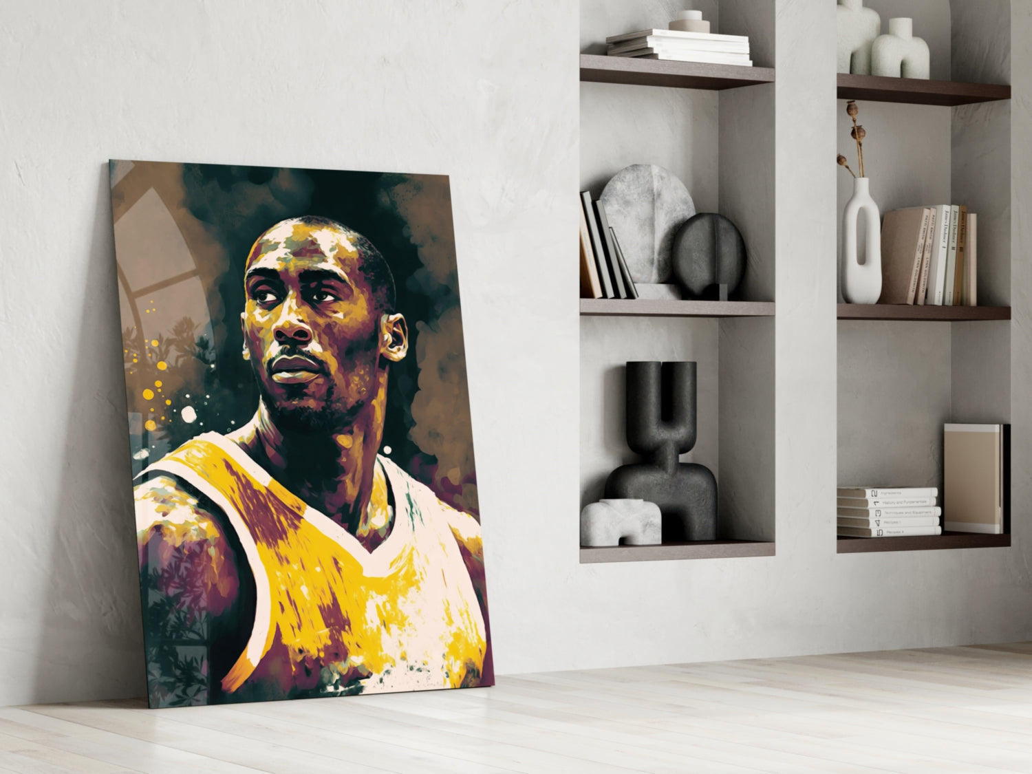 Kobe Bryant Glass Wall Art  || Designer Collection