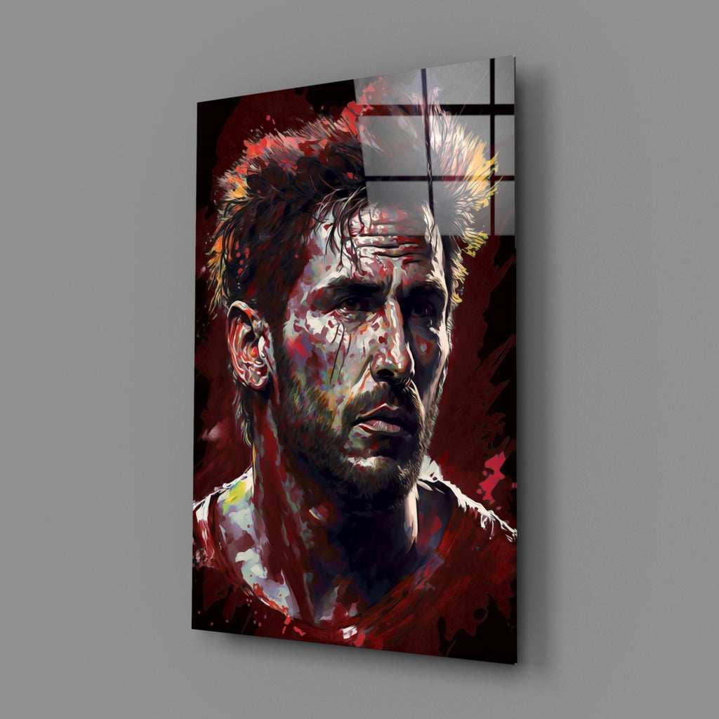 Messi Glass Wall Art  || Designer Collection