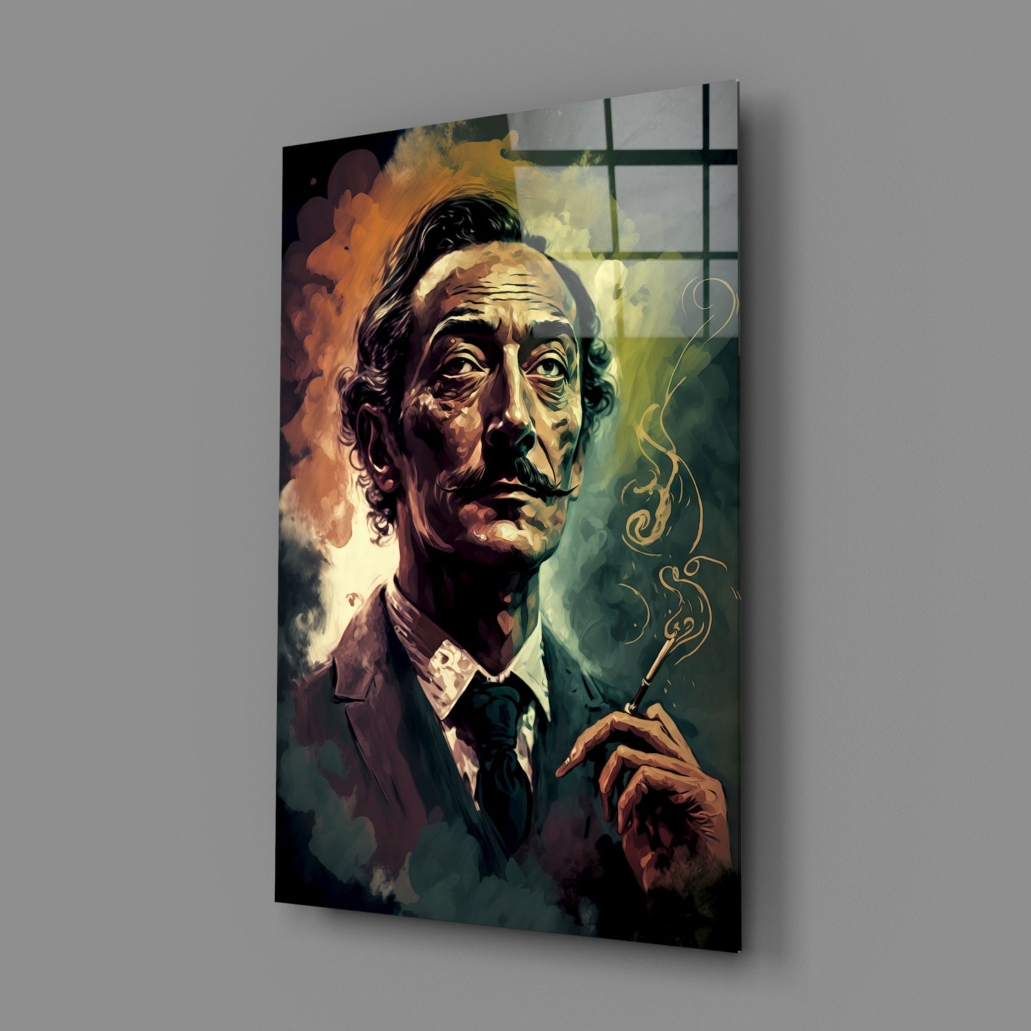 Salvador Dali Glass Wall Art  || Designer Collection
