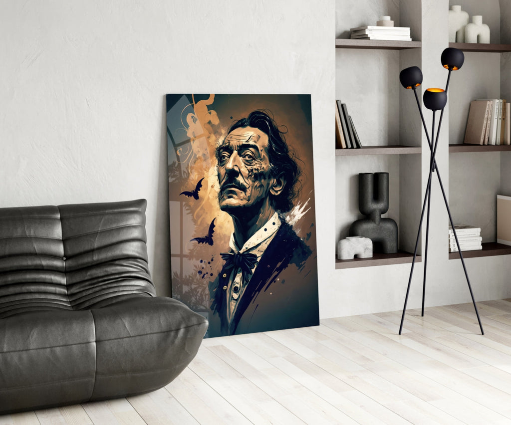 Salvador Dali Glass Wall Art  || Designer Collection