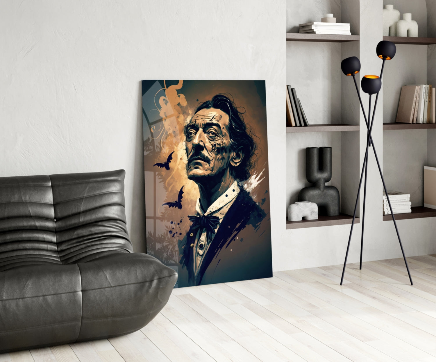 Salvador Dali Glass Wall Art  || Designer Collection