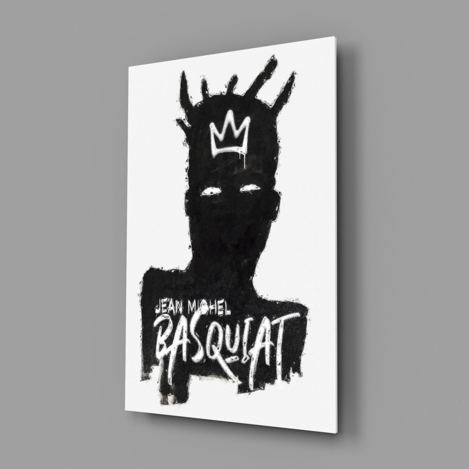 Style of Jean-Michel Basquiat Glass Wall Art || Designer Collection