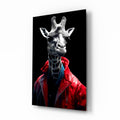 Stylish Giraffe Glass Wall Art || Designer Collection