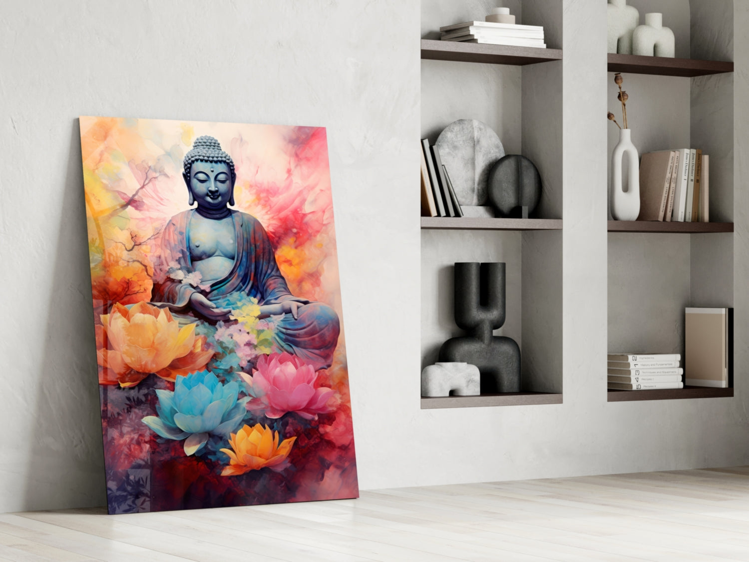Buddha Glass Wall Art || Designer Collection