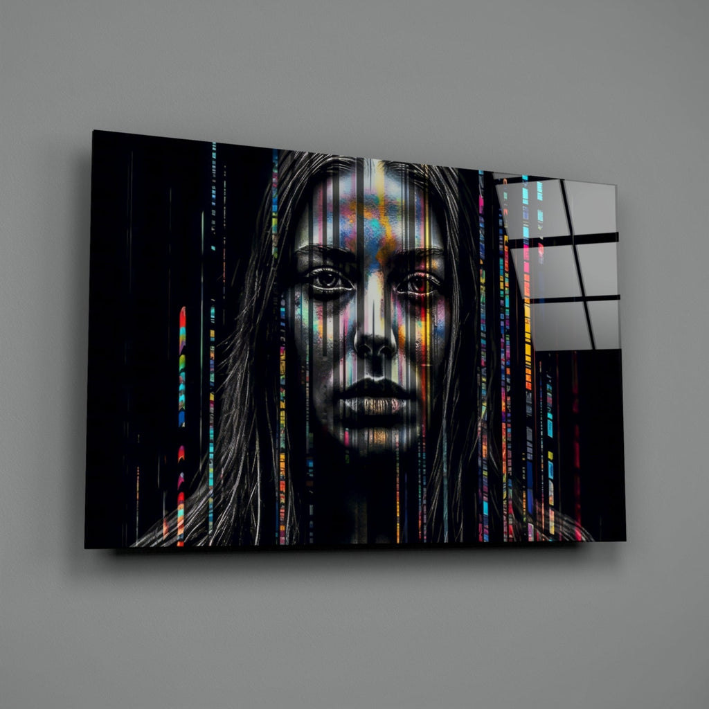 Color Stream Glass Wall Art || Designers Collection