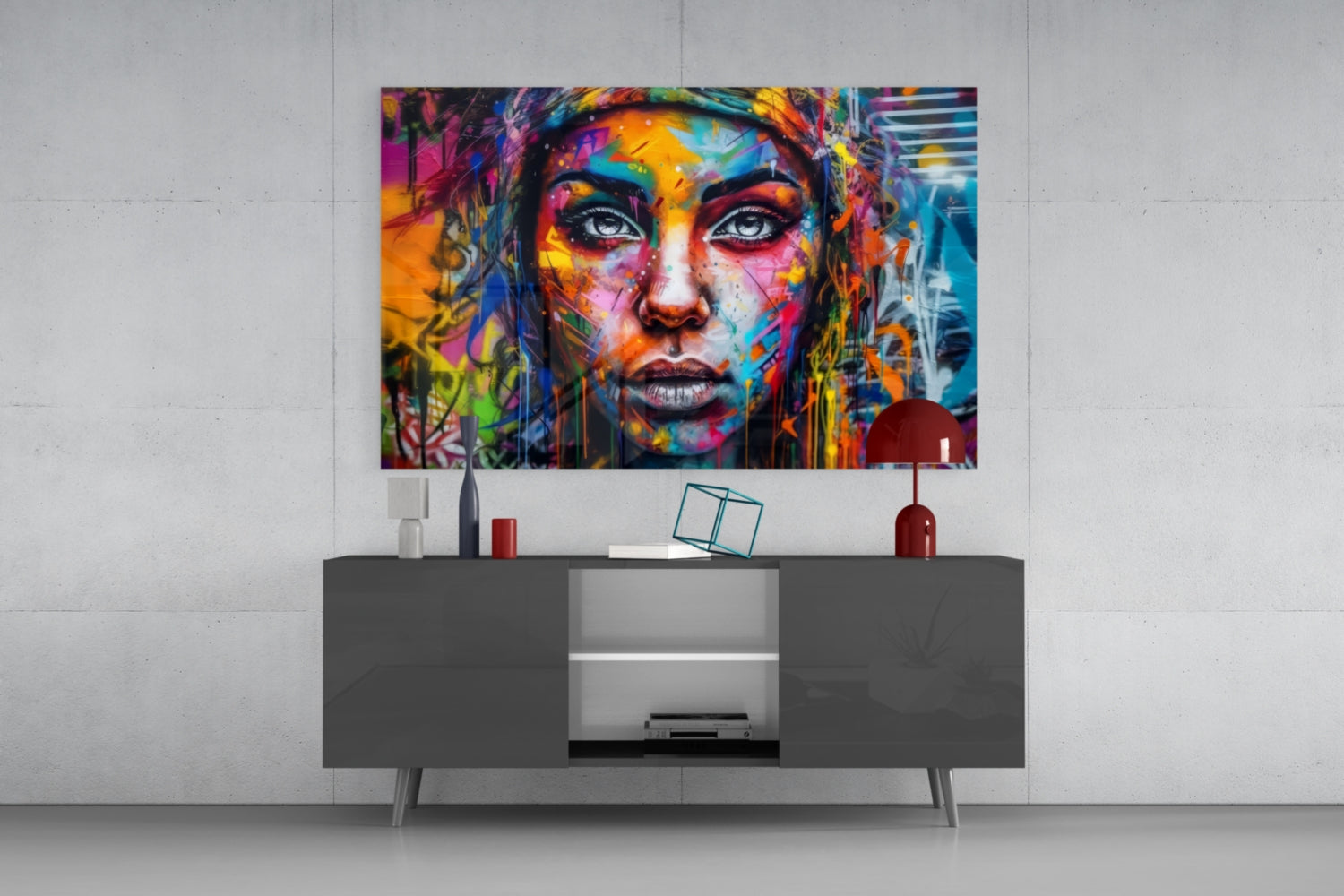Beauty Glass Wall Art || Designer Collection