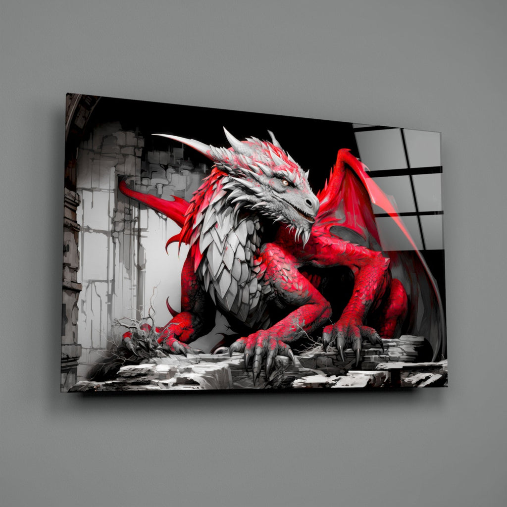 Dragon Glass Wall Art || Designer Collection