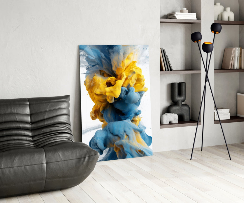 Color Explosion Glass Wall Art || Designer Collection