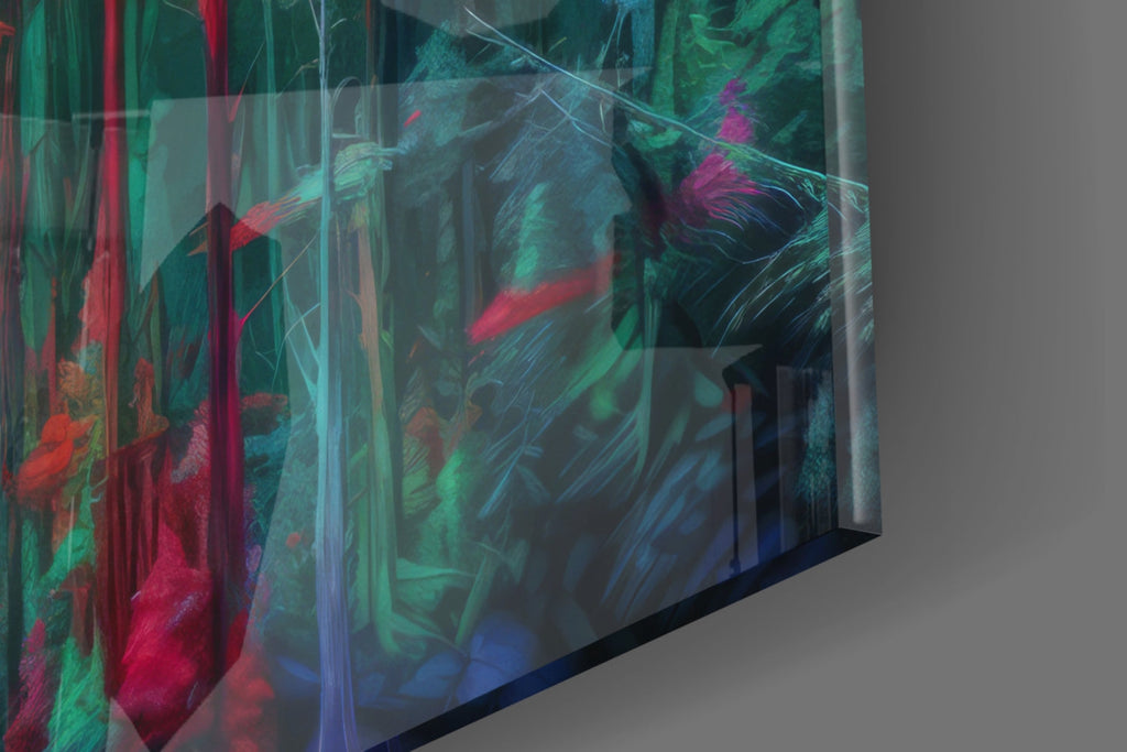 Forest of Colors Glass Wall Art || Designer Collection