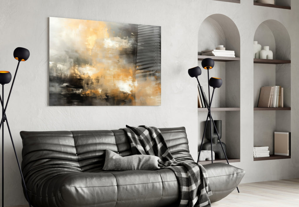 Abstract Glass Wall Art|| Designer's Collection