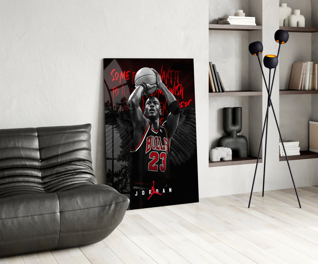 Jordan Glass Wall Art || Designer Collection