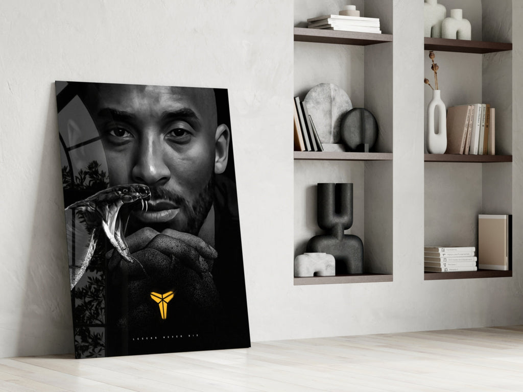 Kobe Bryant Glass Wall Art || Designer Collection
