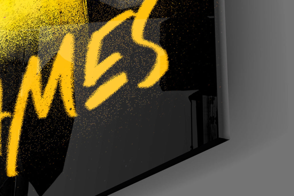 King James Glass Wall Art || Designer Collection