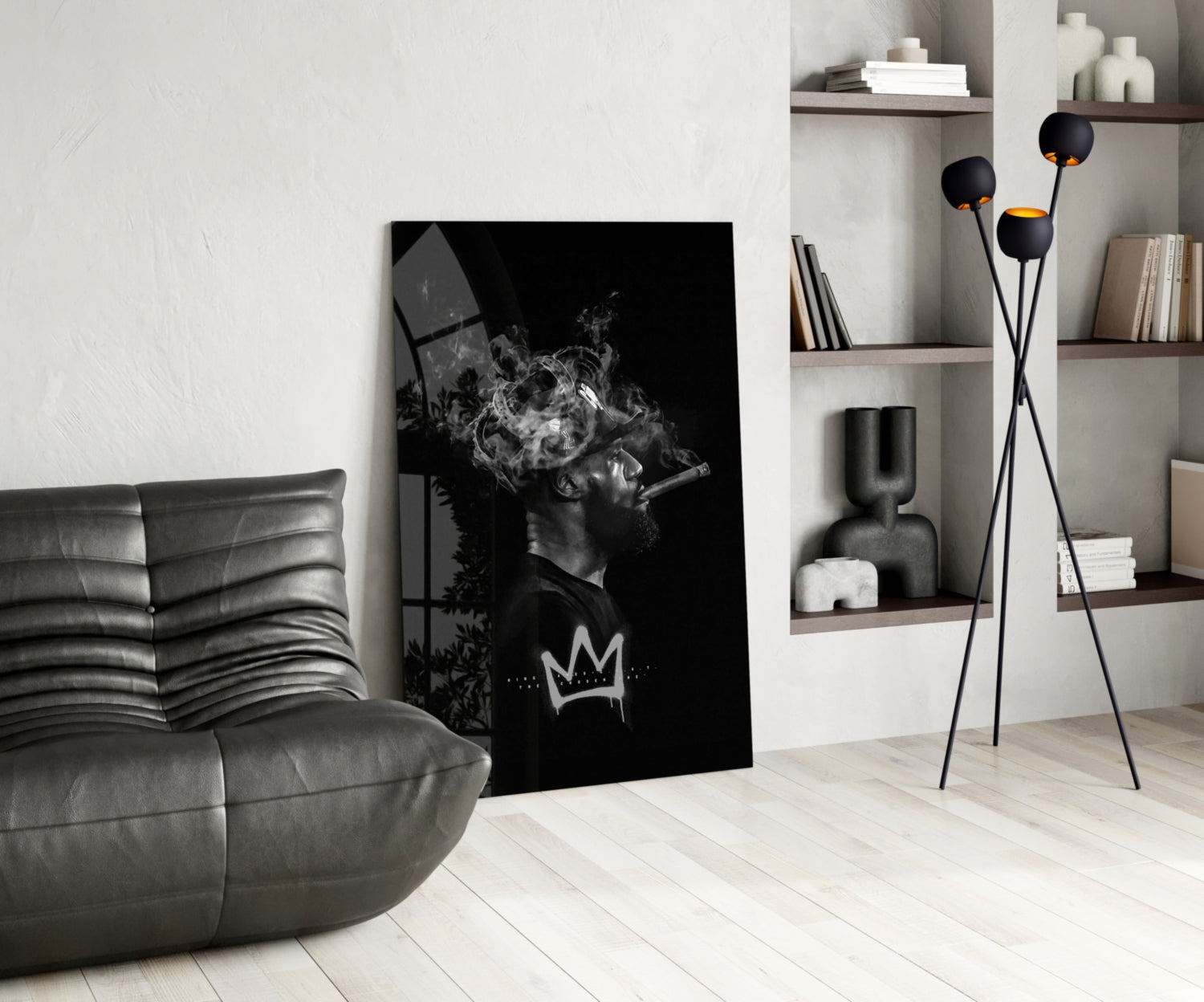 King James Glass Wall Art || Designer Collection