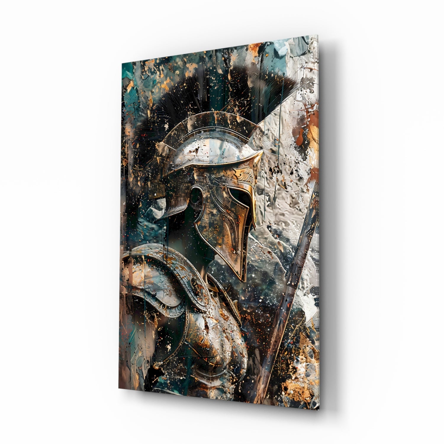 Gladiator Glass Wall Art || Designer Collection