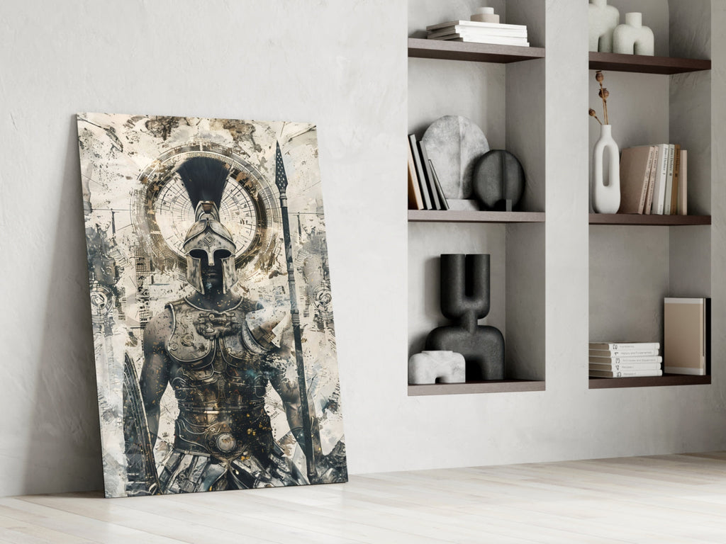 Gladiator Glass Wall Art || Designer Collection