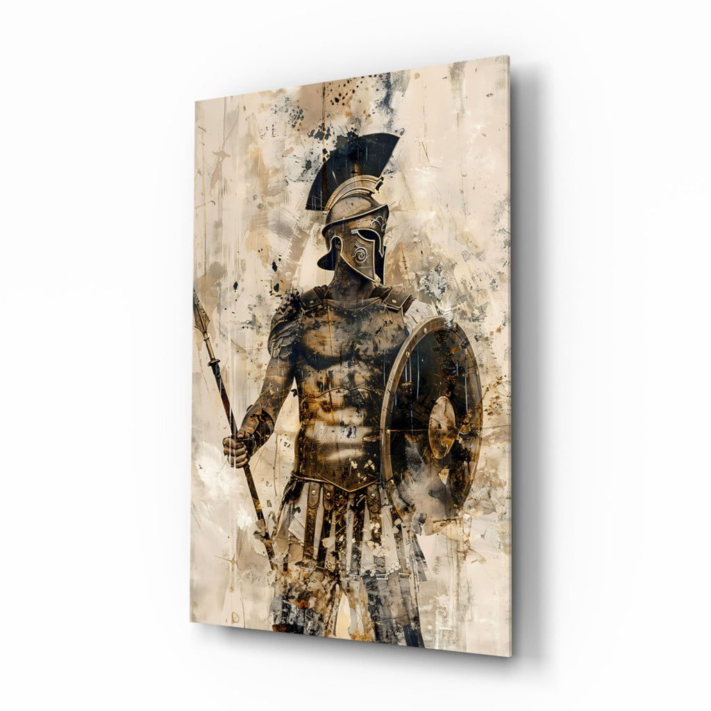 Gladiator Glass Wall Art || Designer Collection