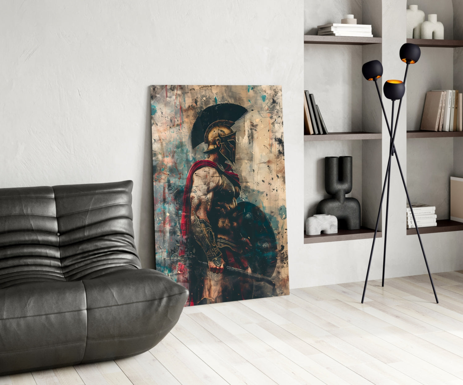 Gladiator Glass Wall Art || Designer Collection