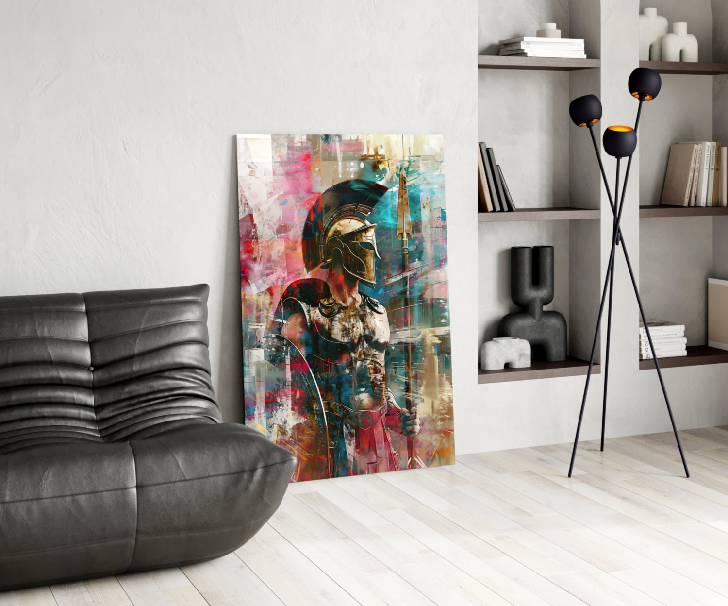Gladiator Glass Wall Art || Designer Collection