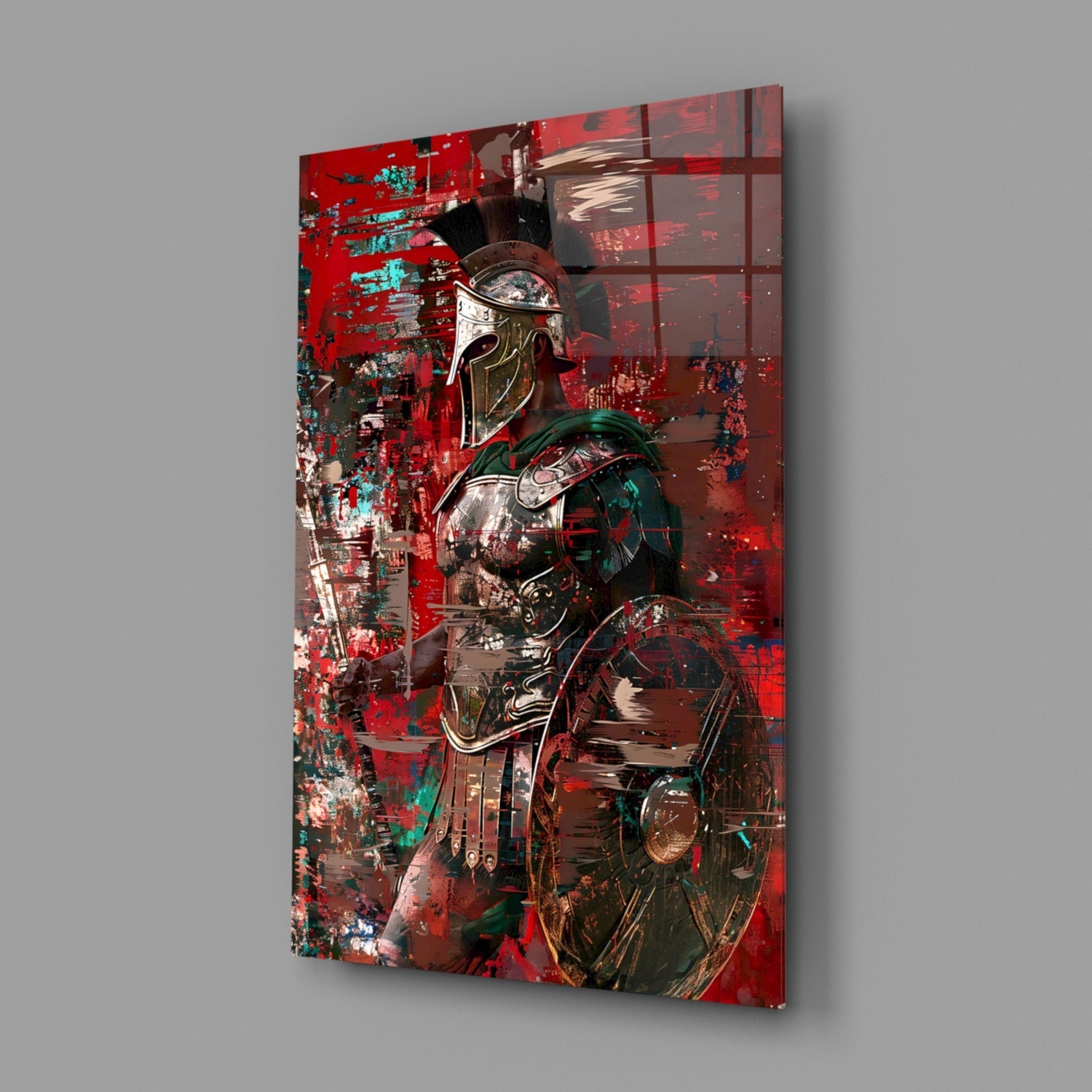 Gladiator Glass Wall Art || Designer Collection