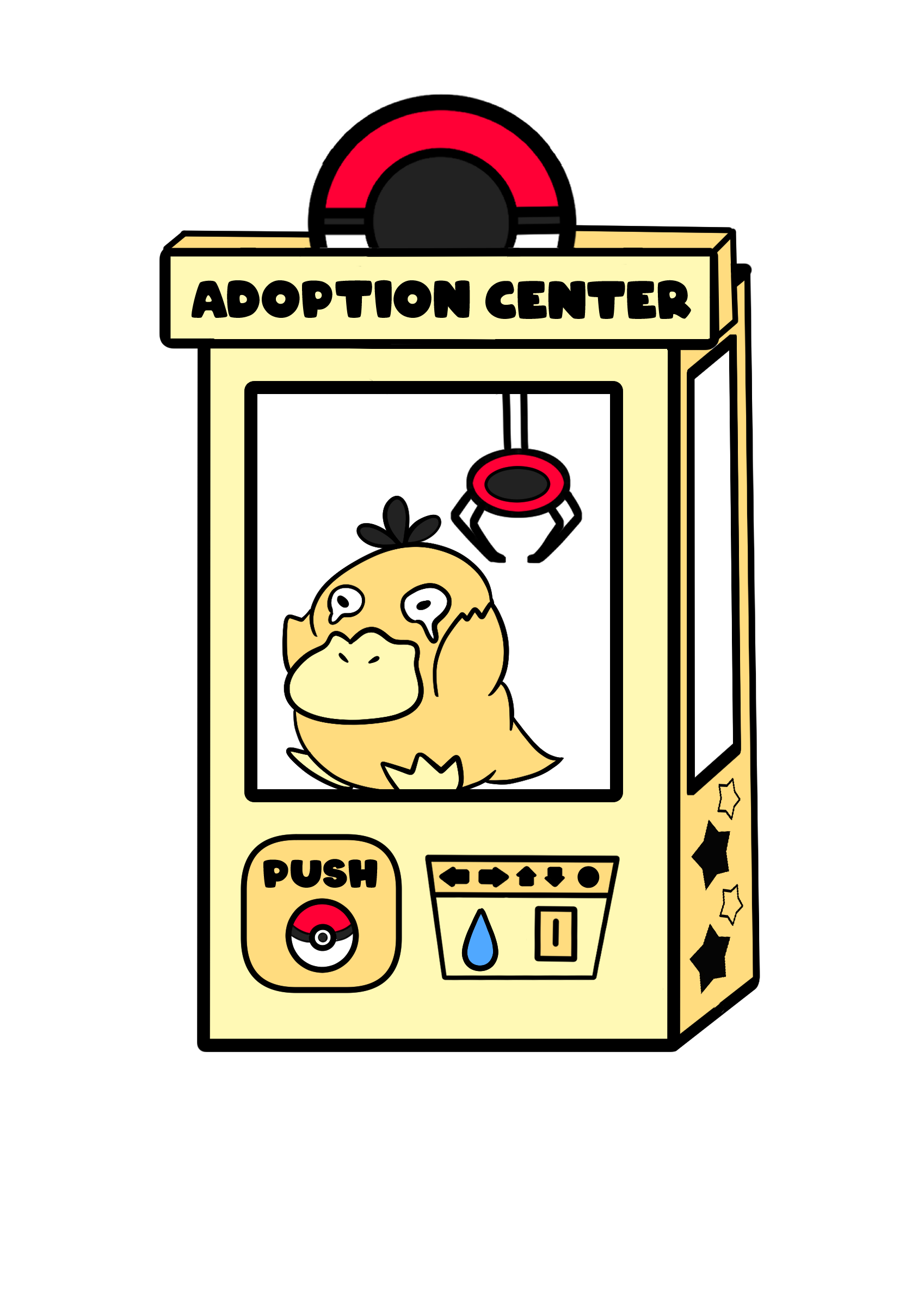 Pokemon: Psyduck Adoption Center Enamel Pin