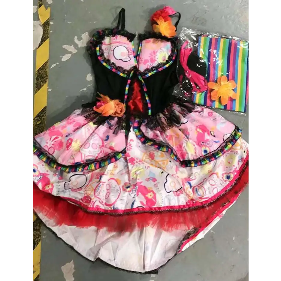 Floral Day of the Dead Spiritual Love Costume