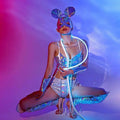 Holographic Nightclub Lead Dance Bar Performance Costume