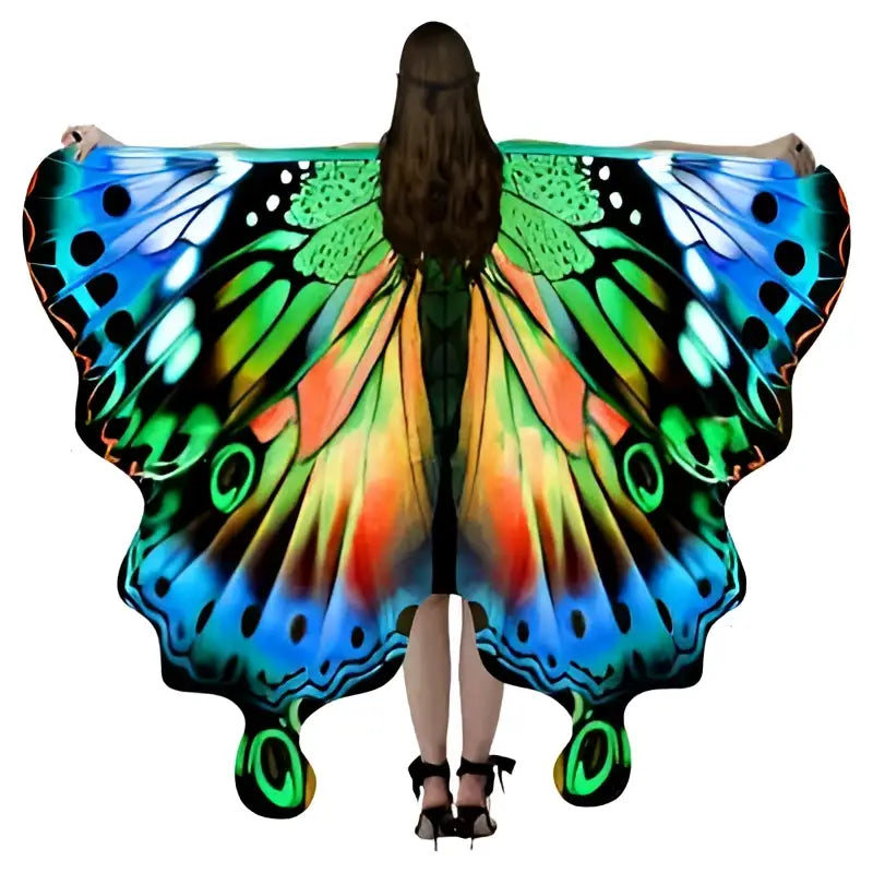 Iridescent Butterfly Talma Halloween Costume