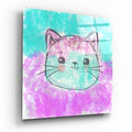 Kitty Glass Wall Art