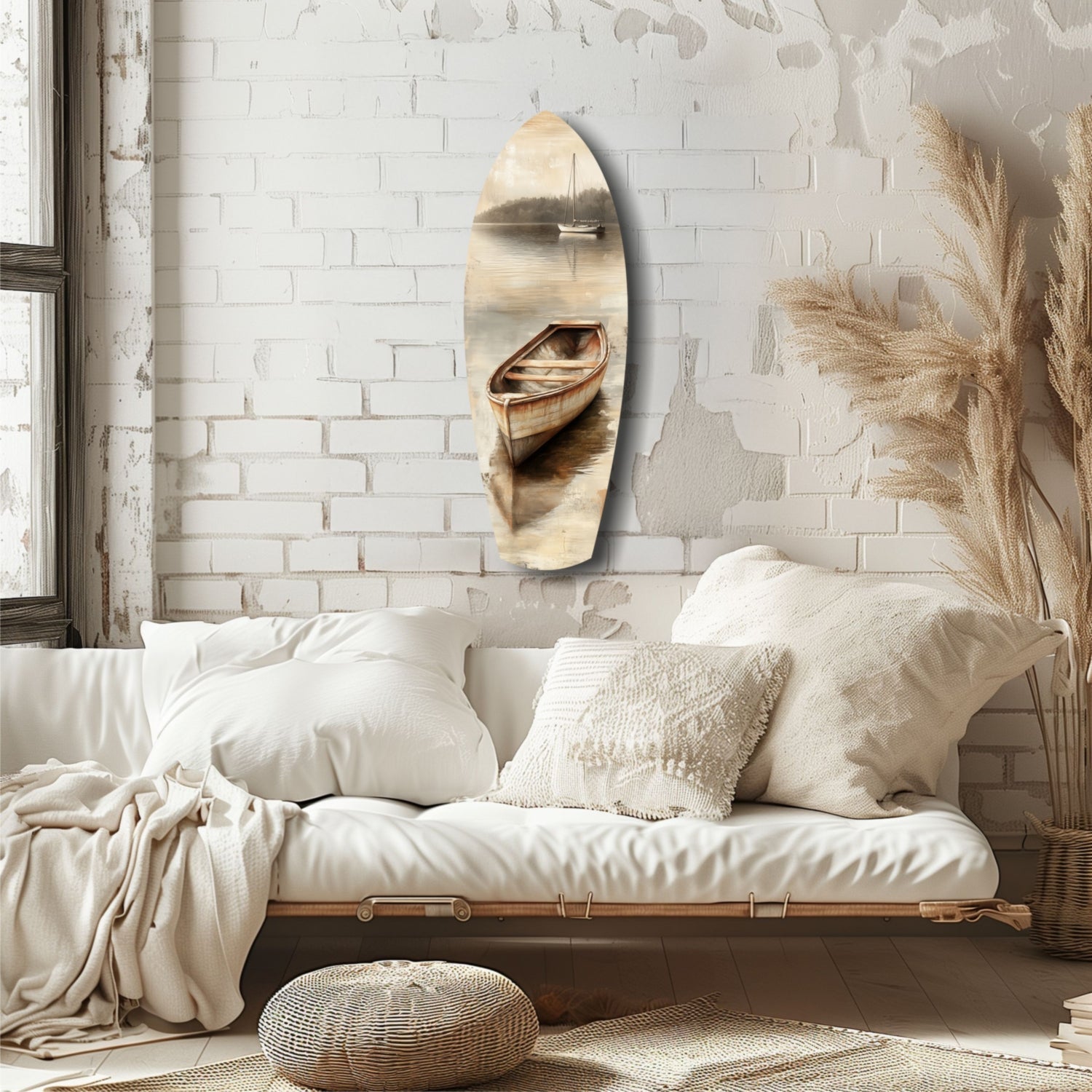 Drift of Solitude Glass Wall Art