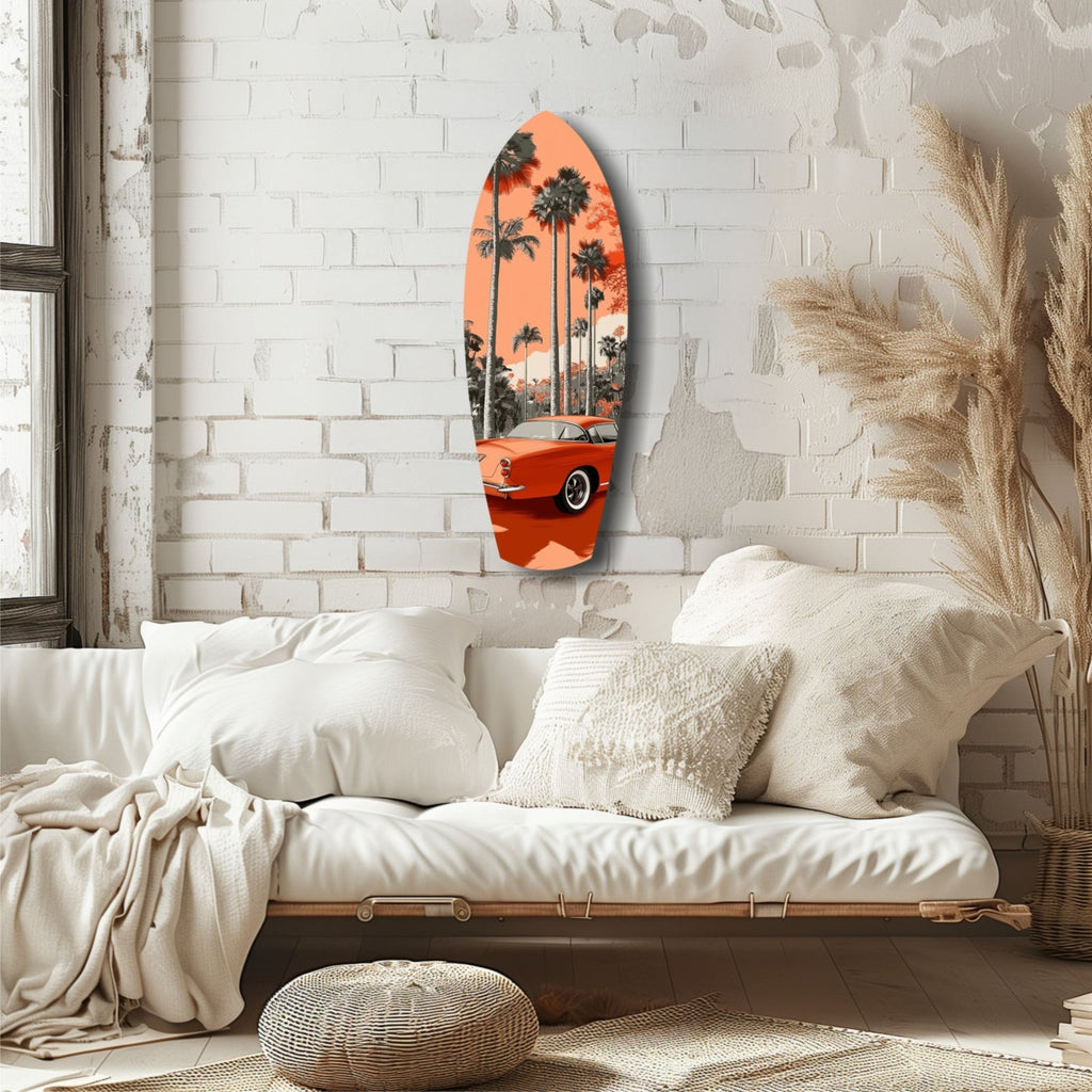California Dreams Glass Wall Art