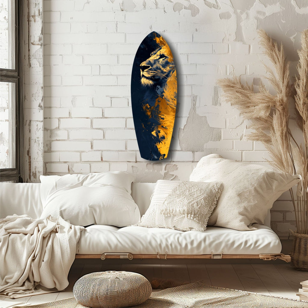 Lion Pride V1 Glass Wall Art