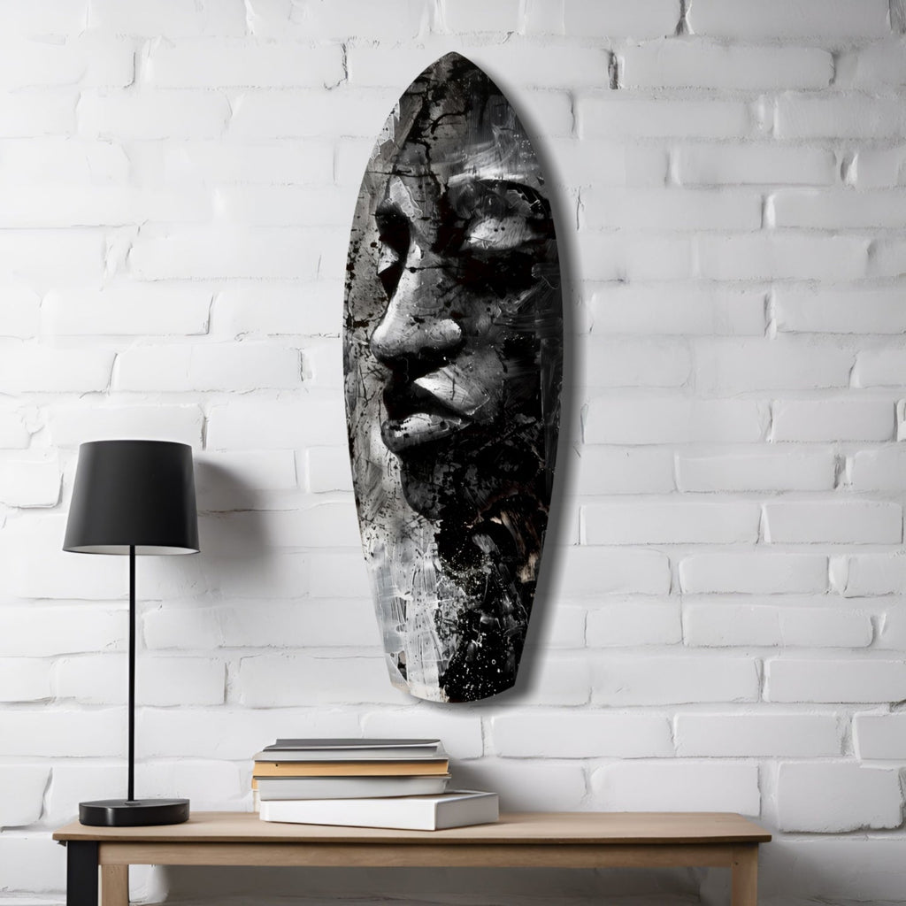 Woman Glass Wall Art